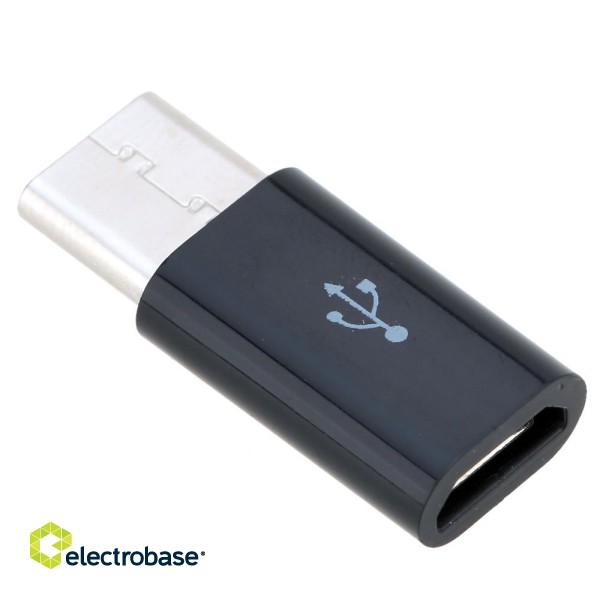 Forever Universal Adapter Micro USB to USB Type-C Connection paveikslėlis 1