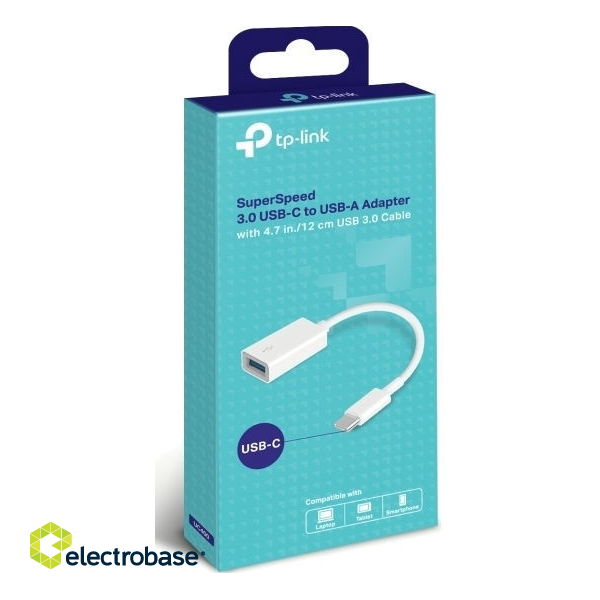 TP-Link SuperSpeed Adapteris 3.0 USB-C to USB-A image 2