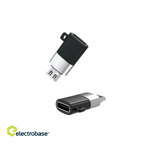 XO NB149-C microUSB to USB-C Adapter paveikslėlis 1