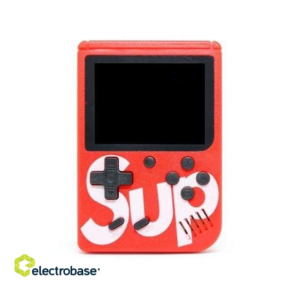 RoGer Retro mini Game console with 400 games, 3 inch color screen, TV output Red image 1