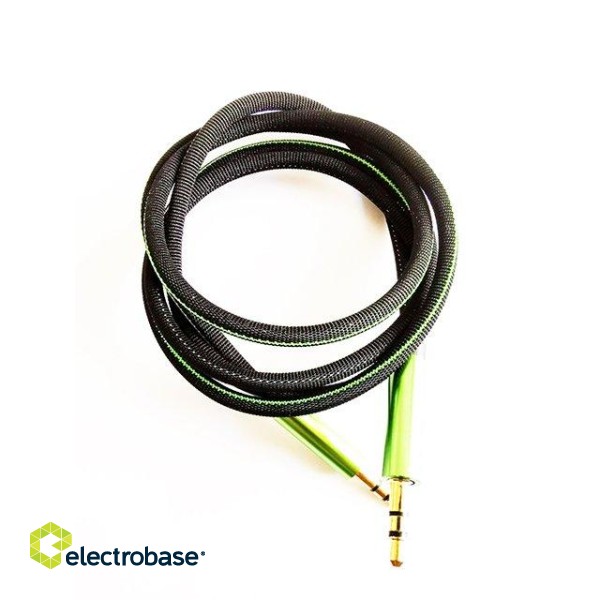 Mocco Textile Premium AUX Cable 3.5 mm -> 3.5 mm 1m