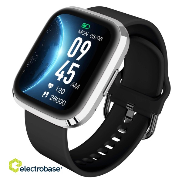 Garett Smartwatch Garett GRC STYLE Silver-black Умные часы IPS / Bluetooth / IP68 / SMS фото 3