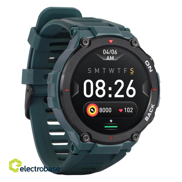 Garett Smartwatch GRS Vīriešu viedpulkstenis IPS / Bluetooth / IP68 / GPS / SMS image 3