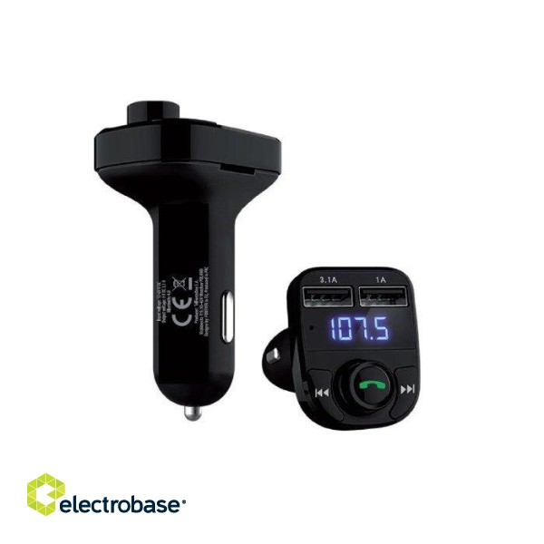 Forever TR-330 Bluetooth FM Transmitter With Charger USB 12 / 24V paveikslėlis 2