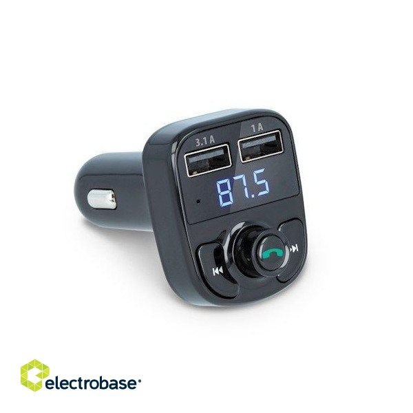 Forever TR-330 Bluetooth FM Transmitter With Charger USB 12 / 24V image 3