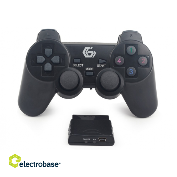 Gembird JPD-WDV-01 Wireless controller For PS2 / PS3 / PC image 1