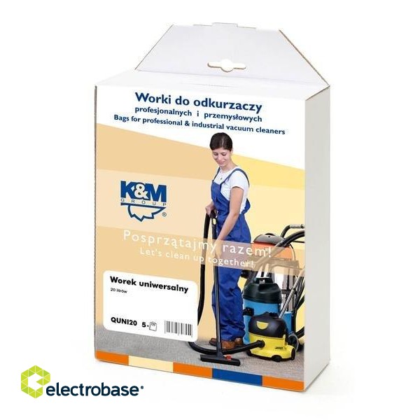 K&M KM-QUNI30.A Vacuum cleaner bag universal image 1