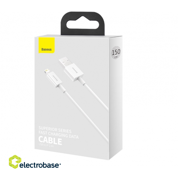 Baseus Superior Series Cable USB / Lightning / 2.4A / 1.5m image 2