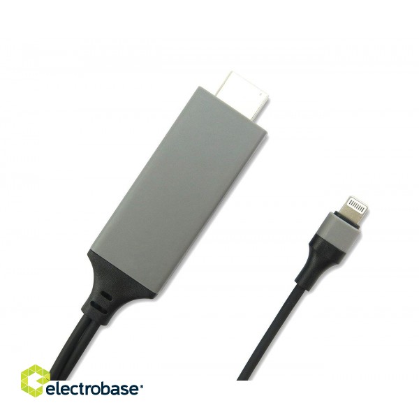 RoGer Cable Lightning to HDMI (HDTV) 2m image 2