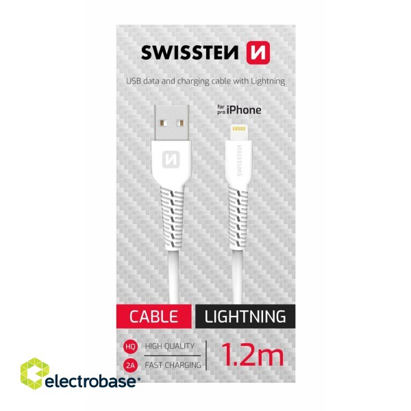 Swissten Data Провод USB / Lightning 1.2m