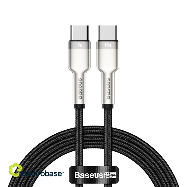 Baseus Cafule Kabelis UCB -C  - USB -C /  100W / 1m image 1