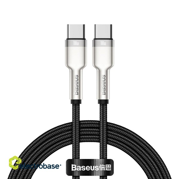 Baseus Cafule Cable UCB -C  - USB -C /  100W / 1m paveikslėlis 1