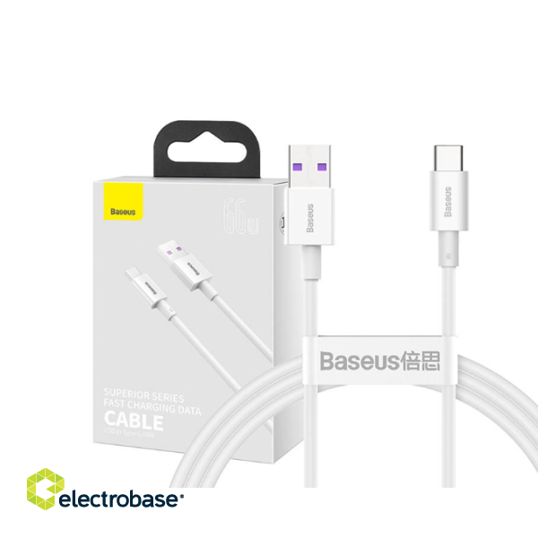 Baseus Superior Series Cable USB / USB-C / 66W / 1m paveikslėlis 2