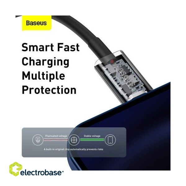 Baseus  Superior Series Fast Charging Cable Type-C / Lightning / PD / 20W / 1m paveikslėlis 6