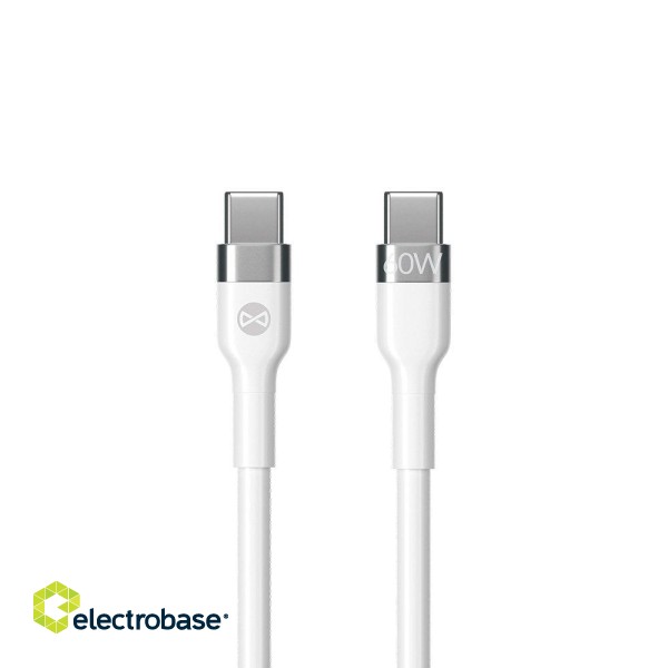Forever Flexible Cable USB-C  / USB-C / 1m / 60W image 2