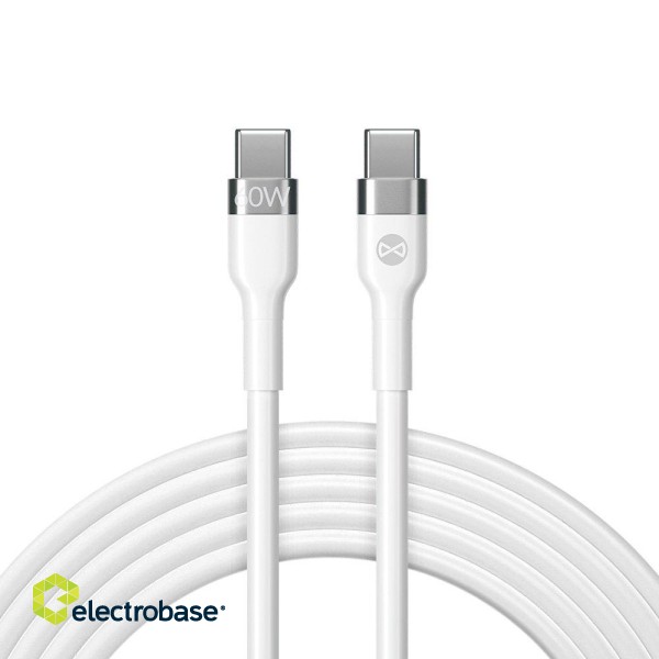 Forever Flexible Cable USB-C  / USB-C / 1m / 60W image 3