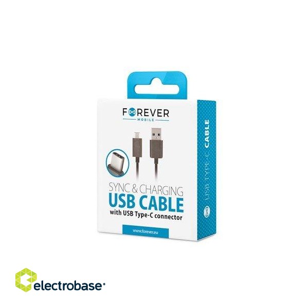 Forever Universal Type-C data and charging cable 1m paveikslėlis 2