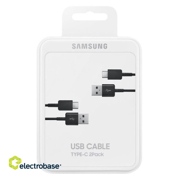 Samsung EP-DG930 USB-A to USB-C USB Cable 1.5m 2pcs image 1