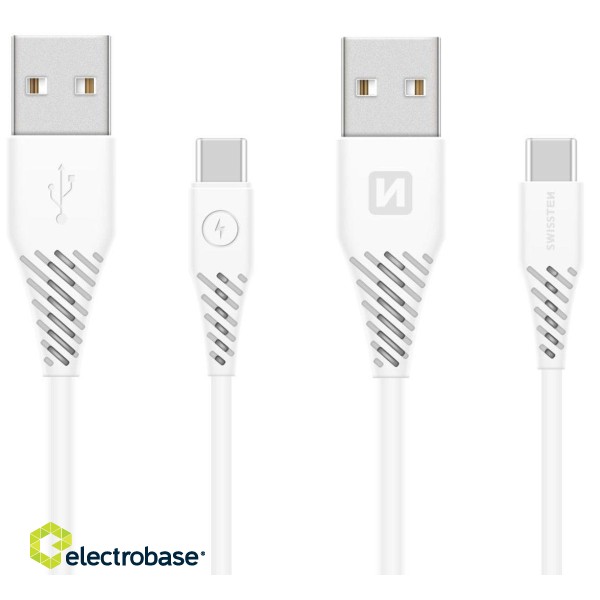 Swissten Basic Universal Quick Charge USB-C Data and Charging Cable 1.5m image 2