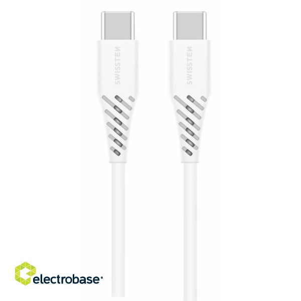 Swissten Power Delivery Data Cable USB-C to USB-C Datu un Uzlādes Kabelis 5A (100W) 2.5m image 4