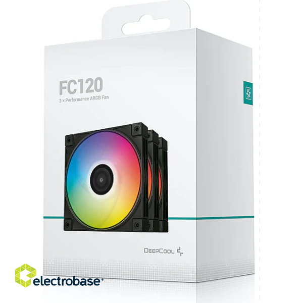Deepcool FC120 – 3 in 1 (RGB LED lights) Case fan image 2