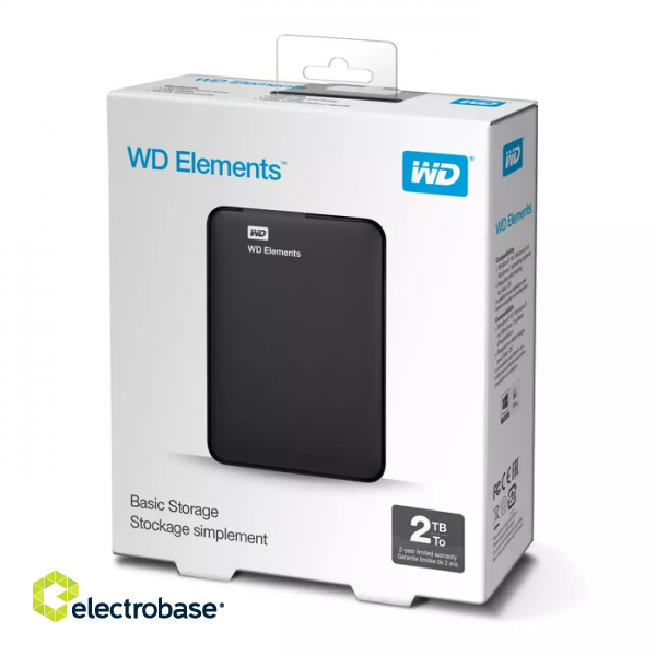 Western Digital WD Elements Portable Внешний жесткий диск 2TB фото 3