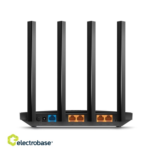 TP-Link Archer C6 WiFi Router AC1200 / MU-MIMO / Dual Band / 5x RJ45 1000Mb/s фото 3