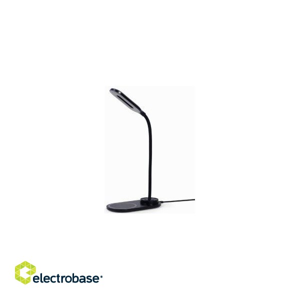 Gembird TA-WPC10-LED-01 Desk Lamp with Wireless Charger paveikslėlis 1
