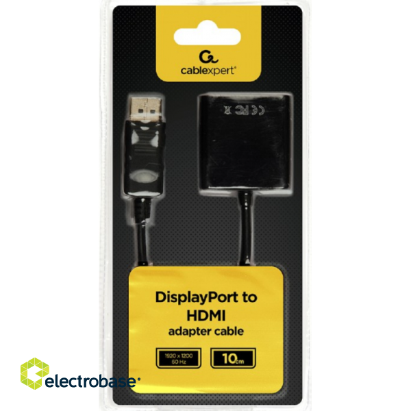 Gembird Adapter DisplayPort / HDMI 10cm image 2