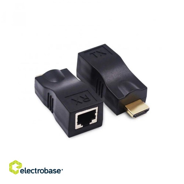 RoGer HDMI 2.0 Extender RJ45 / cat5e/6 / 30m / 4K paveikslėlis 1