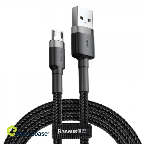 Baseus CAMKLF-AG1 USB - MicroUSB Cable 0.5m paveikslėlis 1