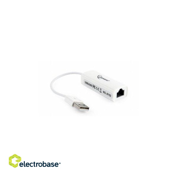 Gembird NIC-U2-02 LAN Adapteris USB 2.0