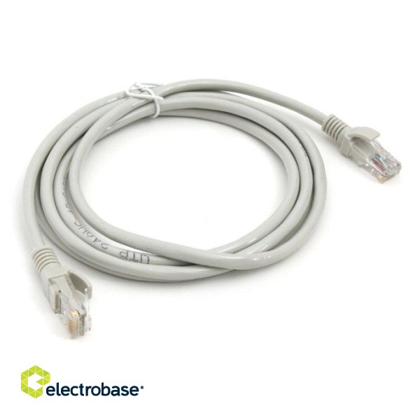 Omega LAN Cable / 5e cat / RJ45 / 2m / Grey paveikslėlis 1