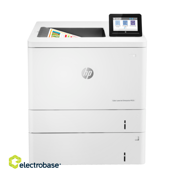 HP Color LaserJet Enterprise M555x Laser Printer image 1