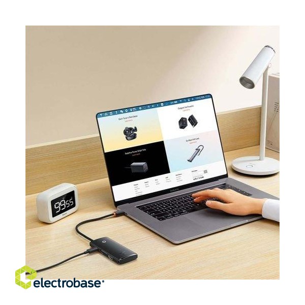 Baseus Hubs Type-C / 2x USB 3.0 / PD Type-C / HDMI 1.4 / SD / TF image 7