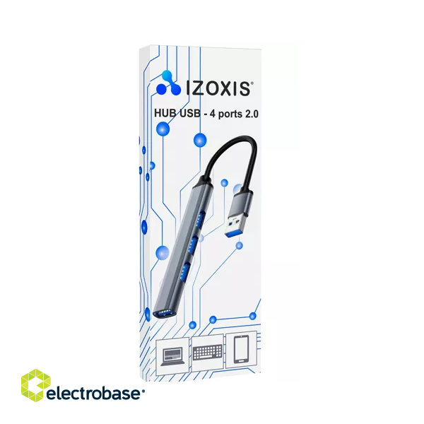 Izoxis USB HUB 3.0 / 3x 2.0 фото 2