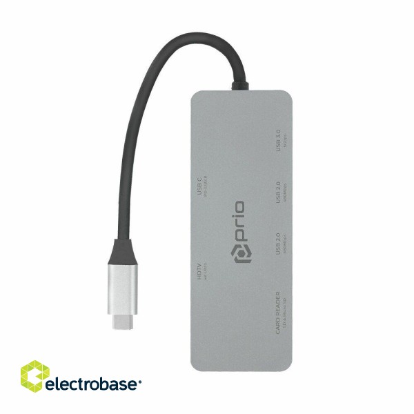 Prio 7in1 Multiport USB-C Adapter image 3