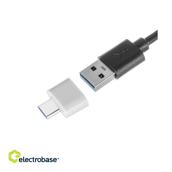 RoGer B2 3.0 USB Hubs 1 x 4 Sadalītājs + Type-C adapteris image 6