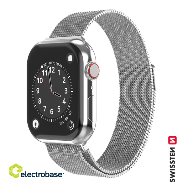 Swissten Металлический ремешок для Apple Watch 1/2/3/4/5/6 / SE / 42 мм / 44 мм фото 1