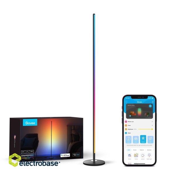 Govee H6076 RGBIC Smart Corner Floor Lamp Bluetooth / Wi-Fi / 1.4m image 1