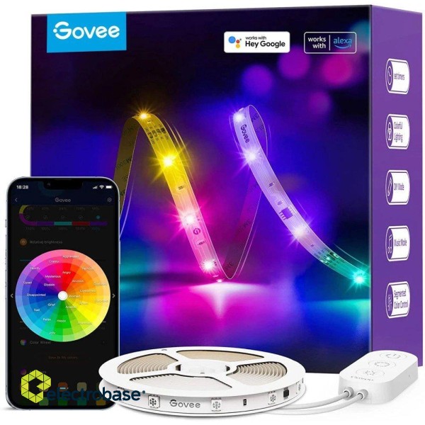 Govee H619A RGBIC LED Smart Strip Bluetooth / Wi-Fi / 5m image 1