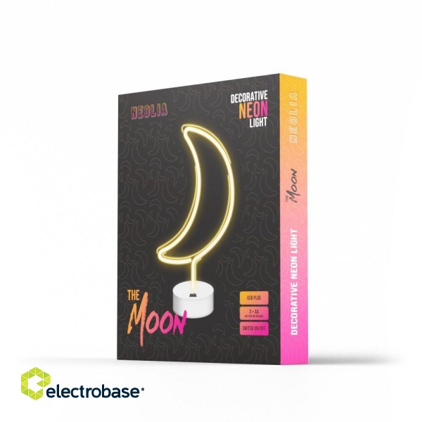 Neolia NNE06 MOON Neon LED  Sighboard on stand image 2