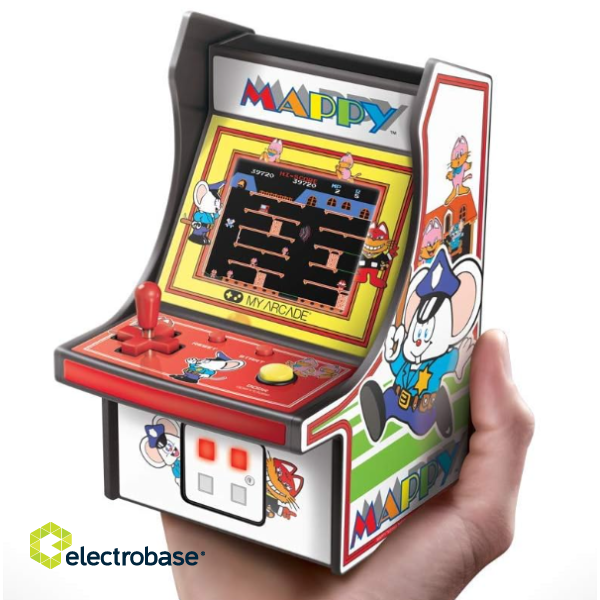 My Arcade Mappy Micro Player Retro Arcade Machine 6.75" image 1