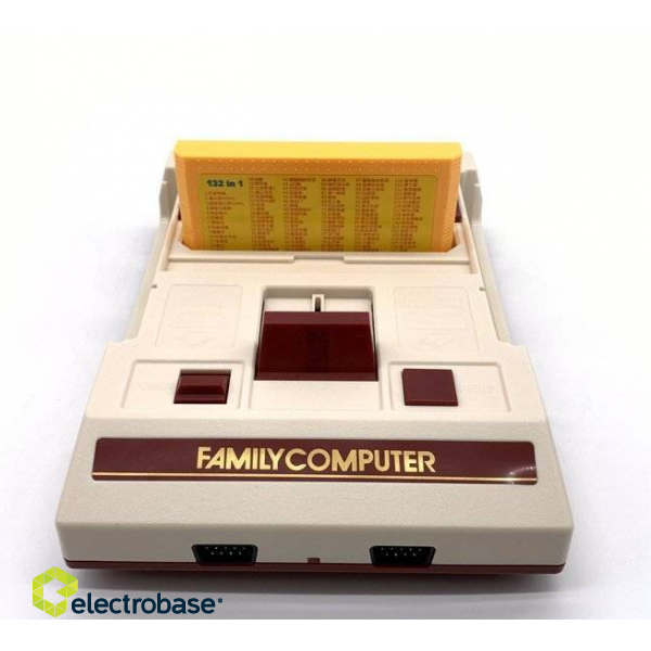 RoGer RS35 Compact Vintage FC  Gamin console / 132 Retro 8-bit games / 2x Gamepads paveikslėlis 2