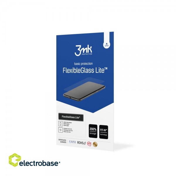 3mk Hybrid FlexibleGlass Lite Aizsargstikls Apple iPhone 15 Pro Max image 2