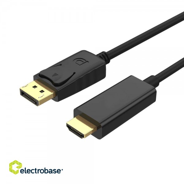 RoGer DPFHD18 DisplayPort to HDMI Cable 1.8m / 1080p image 1