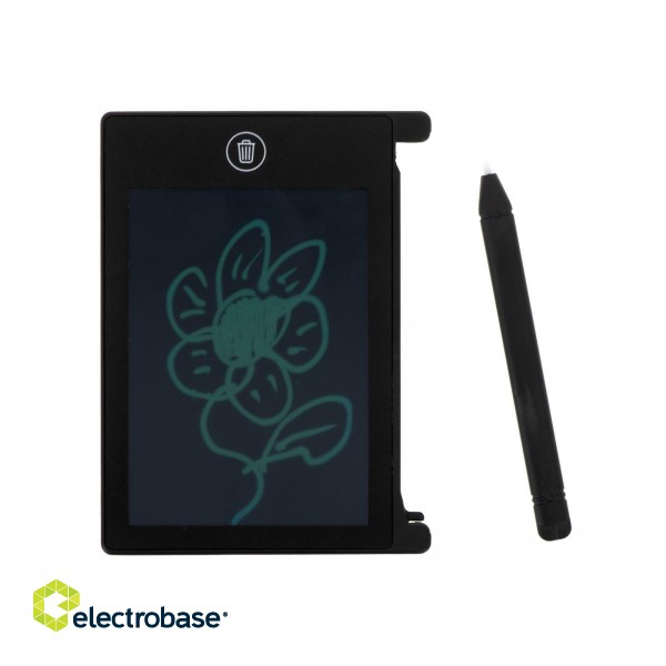 RoGer LCD Ultra Thin Writing Tablet 4.5" Black paveikslėlis 3