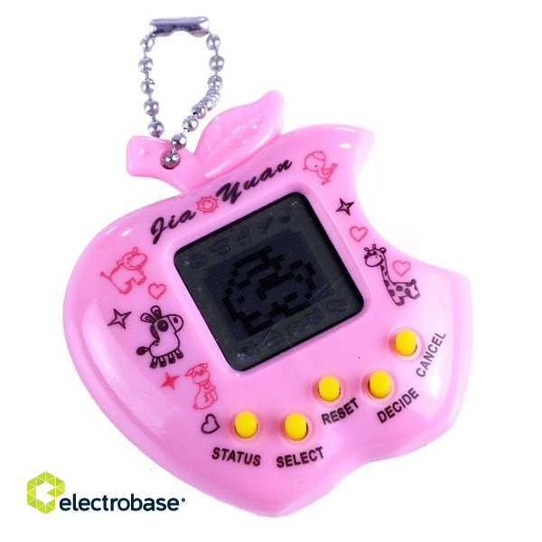 RoGer Virtual Digital pet with keychain Apple Pink