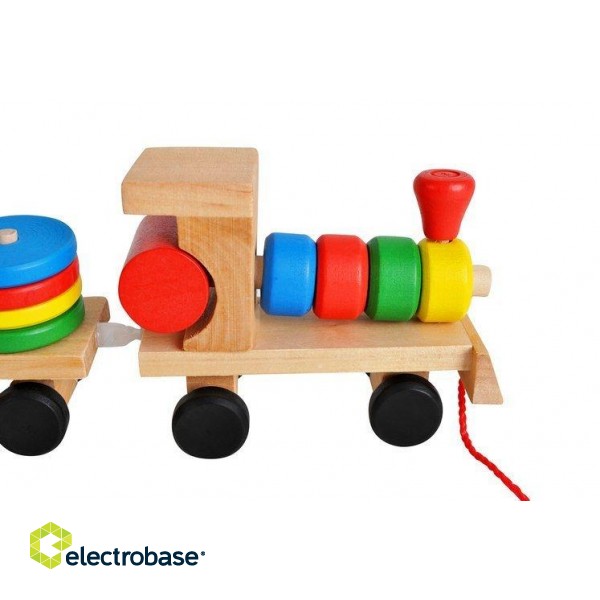 RoGer Wooden Educational Train Sorter Bricks image 2