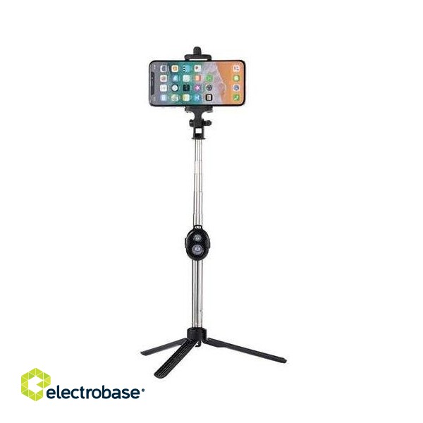 RoGer Selfie Stick + штатив подставка с Bluetooth пульт дистанционного управления фото 3